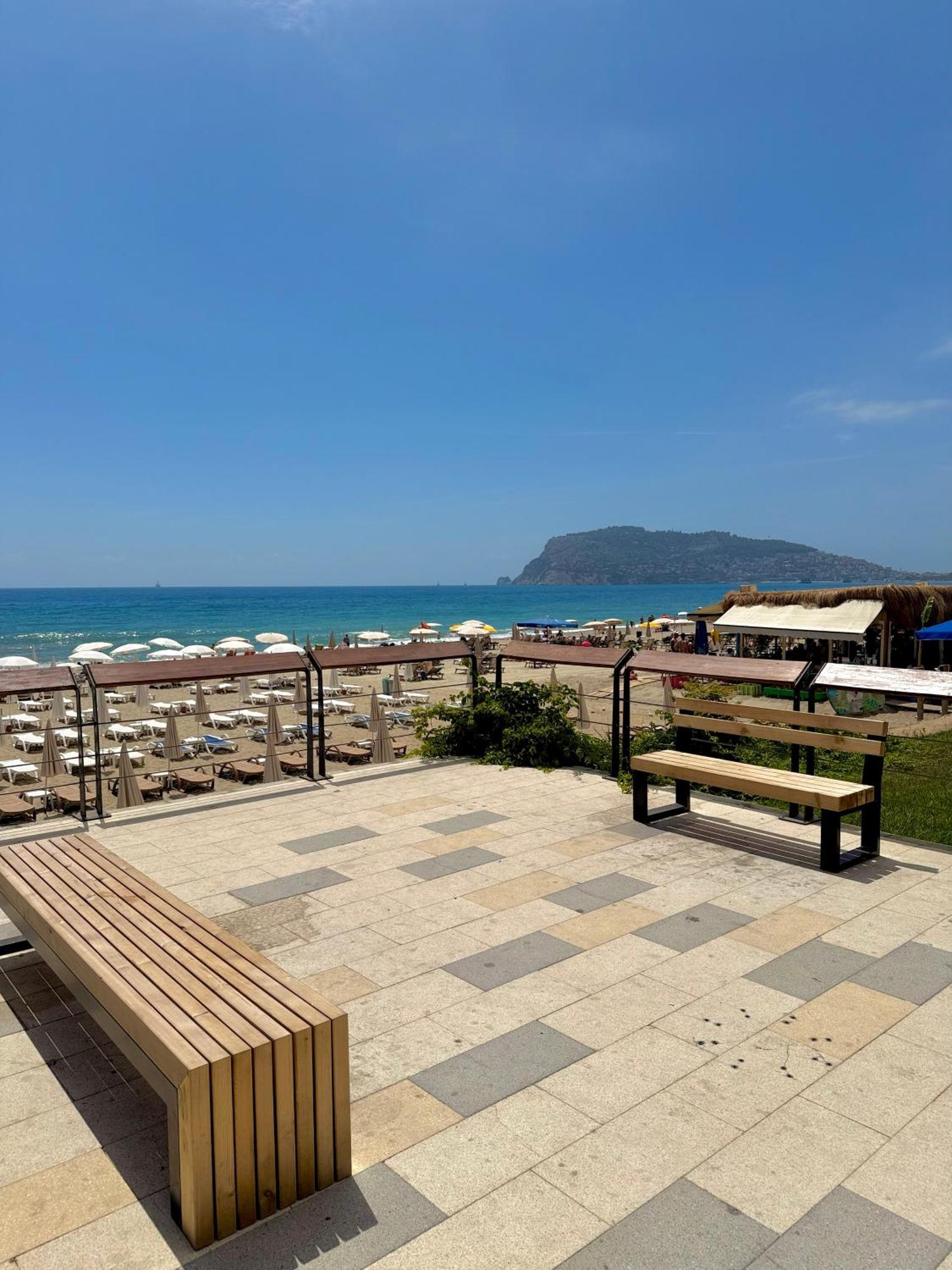 Sa Apartments! Beachfront Apartment With Sea View & Pool Alanya Zewnętrze zdjęcie